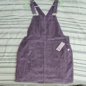 Purple Corduroy Dress